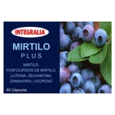 Mirtilo Plus (Luteina, Zeaxantina, Zanahoria, Licopeno) 60 cápsulas de Integralia INTEGRALIA 141 Ojos, visión salud.bio