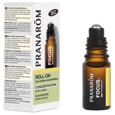 Roll-on focus BIO Aceites esenciales CONCENTRACIÓN de Pranarôm Pranarom PRA-55810 Ayuda Funcion Celebral salud.bio