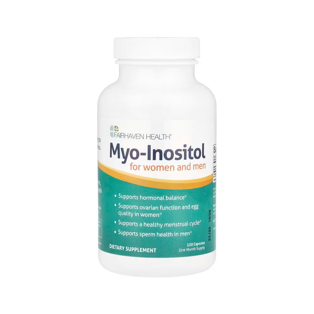 Mioinositol, 120 cápsulas de Fairhaven Health Fairhaven Health FHH-00075 Vitamina B salud.bio