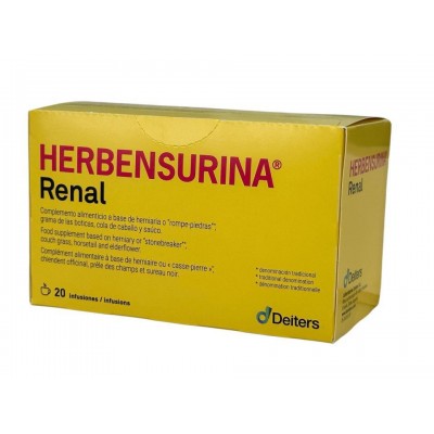 Herbensurina RENAL 20 ó 40 sobres de Deiters DEITERS  Bienestar urinario. Ayuda en el bienestar urinario. salud.bio