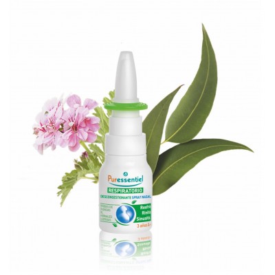 Spray nasal Descongestionante con AE BIO 15 ml de Puressentiel  Puressentiel Laboratorios  3401097183190 Sistema respiratório...
