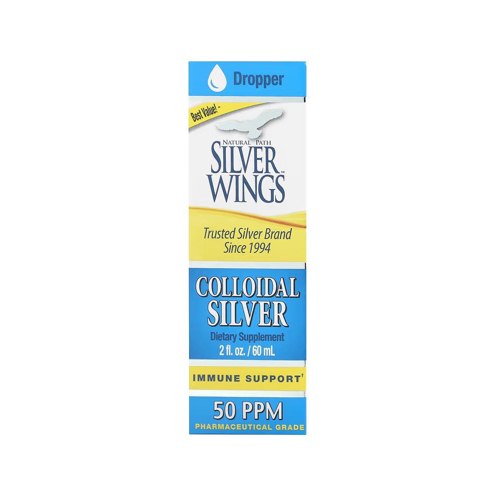 Silver Wings (Plata Coloidal 50PPM) 60ml de Natural Path Natural Path Silver Wings NSW-88088 Oligoelementos salud.bio