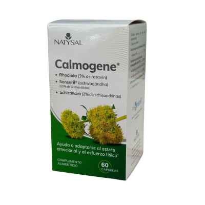 Calmogene® ó Rhodiola Complex® (Rhodiola rosea, Ashwaganda, Schizandra) 60 Cápsulas de Natysal Natysal  Estados emocionales, ...