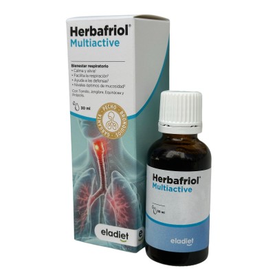 Herbafriol Multiactive en gotas 30ml de eladiet ELADIET Elaborados Dieteticos, s.a. ELA-21817 Acción benéfica garganta y pech...