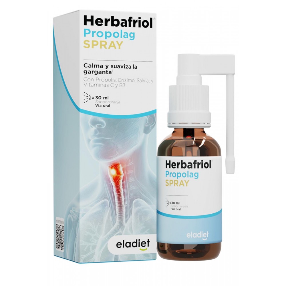 Herbafriol Propolag Spray 30ml de eladiet ELADIET Elaborados Dieteticos, s.a. ELA-21819 Acción benéfica garganta y pecho salu...