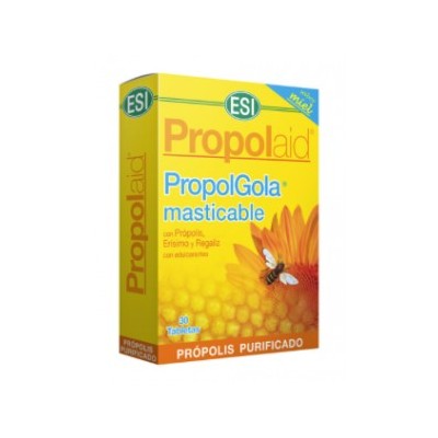Propolaid Propolgola Miel 30 Comp de ESI® ESI 21011201 Acción benéfica garganta y pecho salud.bio