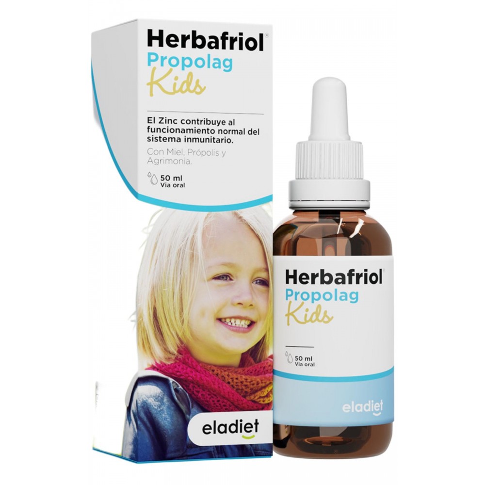 Herbafriol Propolag Kids (en gotas) 50ml de eladiet Eladiet ELA-21818 Acción benéfica garganta y pecho salud.bio