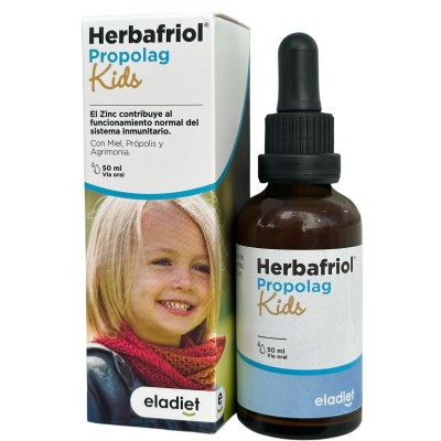 Herbafriol Propolag Kids (en gotas) 50ml de eladiet Eladiet ELA-21818 Acción benéfica garganta y pecho salud.bio