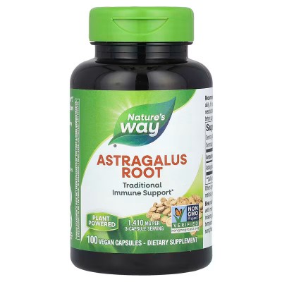 Astragalus Root, 1.410 mg. 100 Cápsulas Vegetales de Nature's Way Nature`s Way NWY-10180 Sistema inmunitario salud.bio