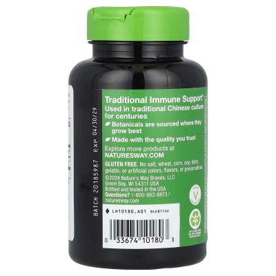 Astragalus Root, 1.410 mg. 100 Cápsulas Vegetales de Nature's Way Nature`s Way NWY-10180 Sistema inmunitario salud.bio
