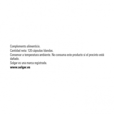 Omega 3 alta concentración en 30, 60, 120 Perlas de Solgar SOLGAR SOL-02050-02051-02053 Complementos Alimenticios (Suplemento...