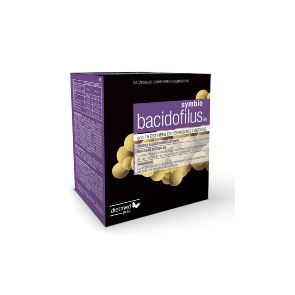 Dietmed Bacidofilus Symbio Dietmed 9999000000129 Ayudas aparato Digestivo salud.bio