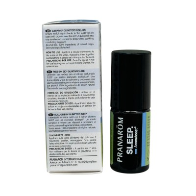 Roll-on sleep BIO Aceites esenciales SUEÑO de Pranarôm Pranarom PRA-55805 Aceites esenciales uso topico salud.bio