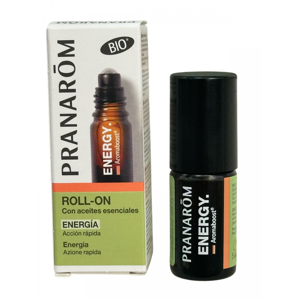 Roll-on energy BIO Aceites esenciales ENERGIA de Pranarôm Pranarom PRA-55809 Cansancio, fatiga, astenia primaveral salud.bio