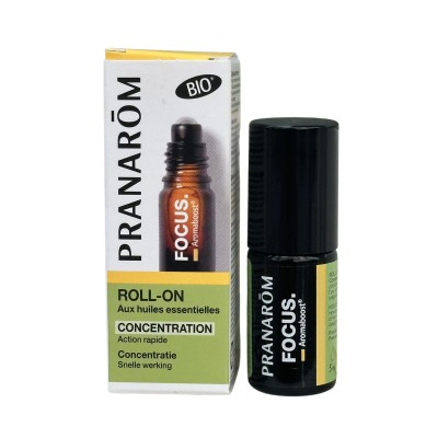 Roll-on focus BIO Aceites esenciales CONCENTRACIÓN de Pranarôm Pranarom PRA-55810 Ayuda Funcion Celebral salud.bio