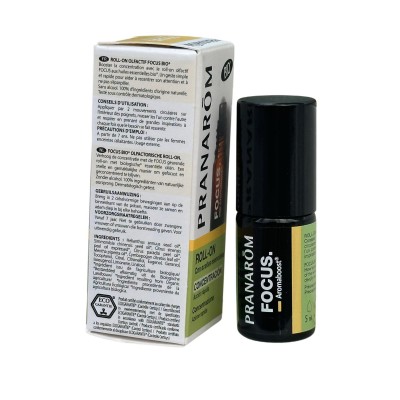 Roll-on focus BIO Aceites esenciales CONCENTRACIÓN de Pranarôm Pranarom PRA-55810 Ayuda Funcion Celebral salud.bio