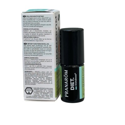Roll-on diet BIO Aceites esenciales INHIBIDOR DE APETITO de Pranarom Pranarom PRA-55811 Control de Peso salud.bio