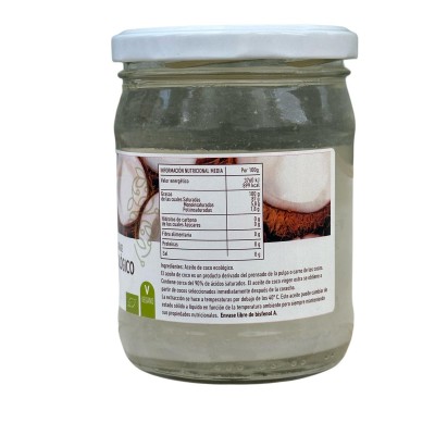 Aceite de Coco BIO 430ml 400g de Eco-SALIM ECO-SALIM SAL-00293 Aceites naturales salud.bio