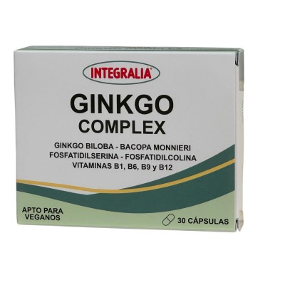 Ginkgo COMPLEX 30 Cápsulas de Integralia INTEGRALIA INT-54490 Sénior y Tercera Edad salud.bio