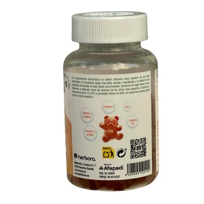 Gummies Defensas 60 gummies de 2,5 g de Herbora Herbora HER-H21010 Sistema inmunitario salud.bio