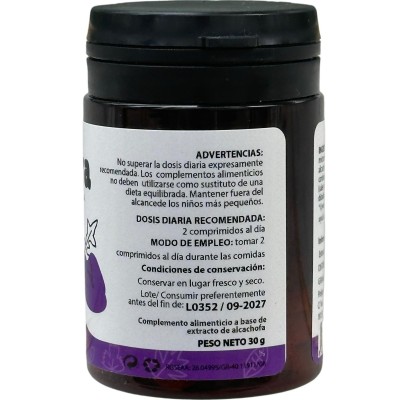 ALCACHOFERA 60 Comprimidos de GRANADIET Granadiet 0170007011 Higado y sistema hepatobiliar salud.bio