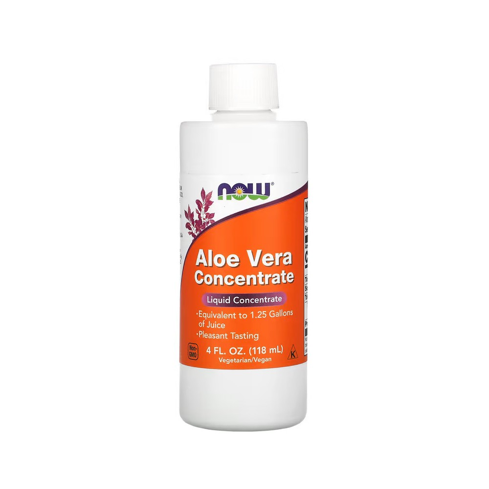 Concentrado de aloe vera, 118 ml de NOW Foods NOW Foods NOW-03030 Ayudas aparato Digestivo salud.bio