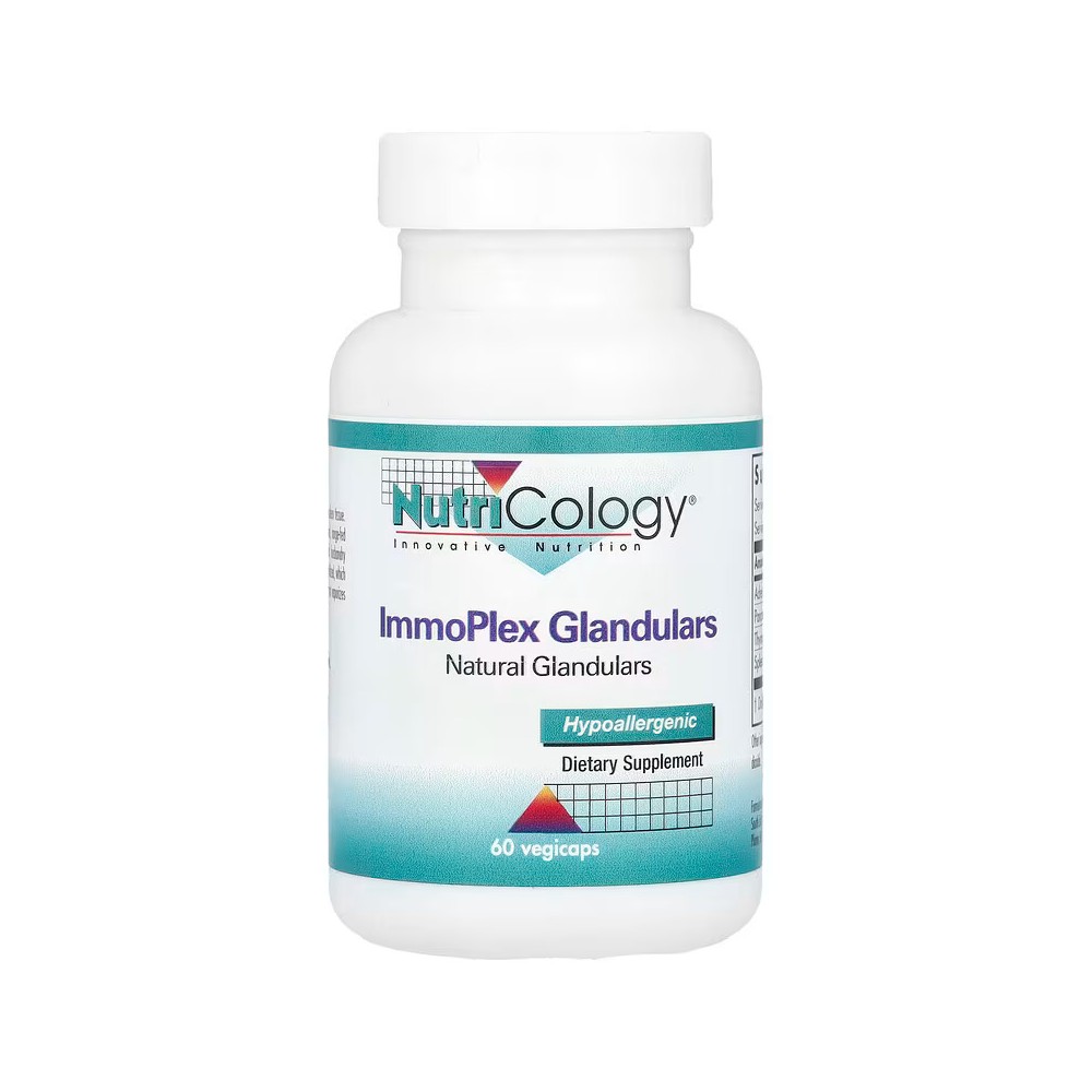 ImmoPlex para glándulas, 60 cápsulas vegetales de Nutricology NutriCology ARG-50450 Cansancio, fatiga, astenia primaveral sal...