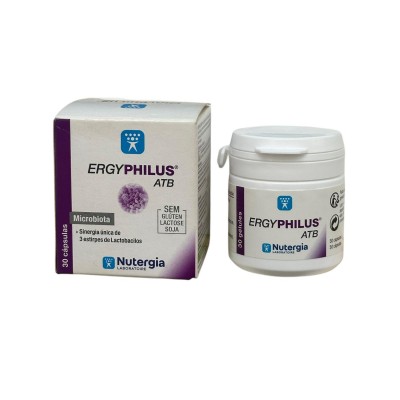 ERGYPHILUS ATB Probióticos 3 cepas Microbiota de Nutergia Nutergia ERGYPHILUS ATB 30 Ayudas aparato Digestivo salud.bio