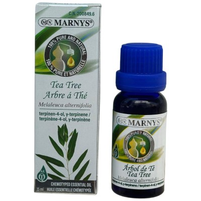 Aceite Esencial de Árbol del Té 15ml de MARNYS Marnys AA026 Aceites esenciales uso interno salud.bio