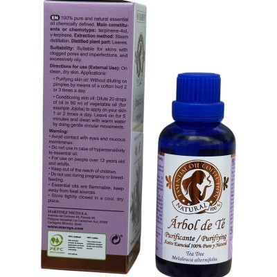 Aceite esencial del Árbol del Té 50ml de MARNYS Marnys AP203 Acéites esenciales salud.bio