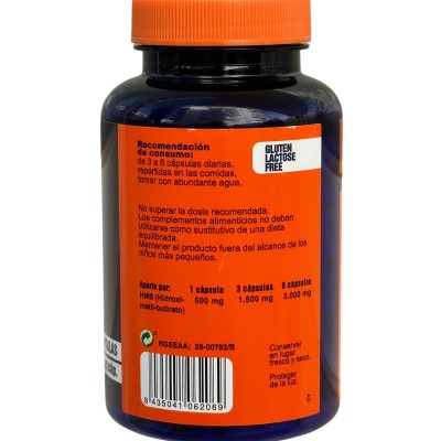 HMB Competition de 500mg 150 Cápsulas de Megaplus Megaplus 171005 Gainers: Los Mejores Suplementos Para Ganar Masa Muscular s...