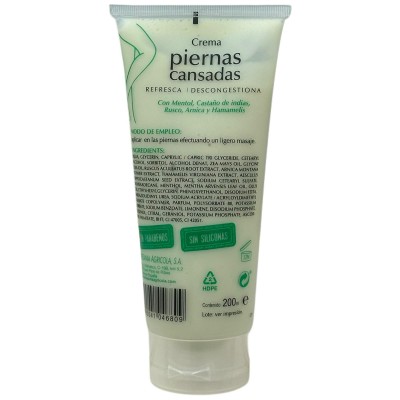 Crema Piernas cansadas 200ml de Plantis Artesania Agrícola ART-04680 Sistema circulatorio salud.bio