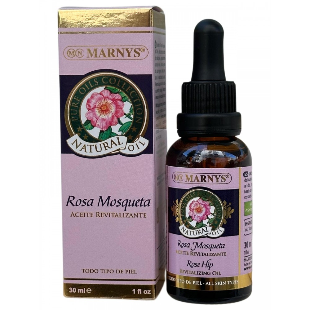 Aceite de Rosa Mosqueta 30ml con pipeta de Marnys Marnys AP600 Cosmética Natural salud.bio
