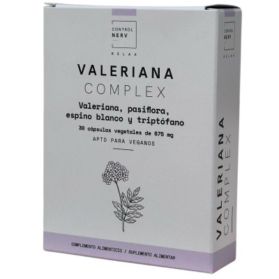 Valeriana COMPLEX 30 cápsulas de herbora Herbora H14301 Estados emocionales, ansiedad, estrés, depresión, relax salud.bio