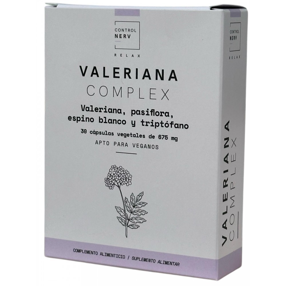 Valeriana COMPLEX 30 cápsulas de herbora Herbora H14301 Estados emocionales, ansiedad, estrés, depresión, relax salud.bio