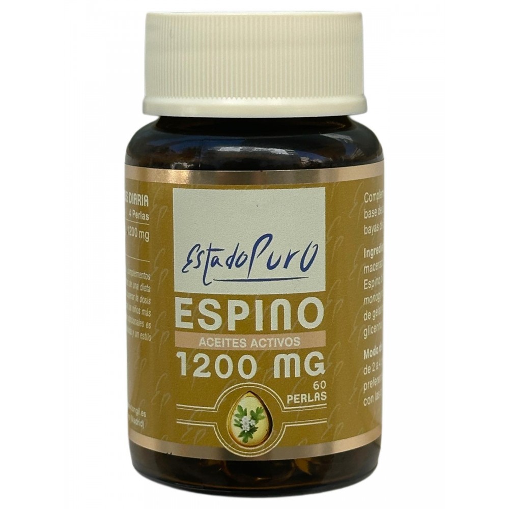 Espino Blanco 1200mg 60 perlas de Estado Puro de Tongil Tongil TOM-M66 Sistema cardiovascular salud.bio