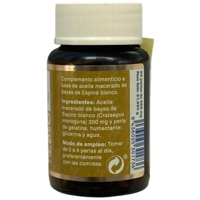 Espino Blanco 1200mg 60 perlas de Estado Puro de Tongil Tongil TOM-M66 Sistema cardiovascular salud.bio