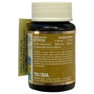 Espino Blanco 1200mg 60 perlas de Estado Puro de Tongil Tongil TOM-M66 Sistema cardiovascular salud.bio