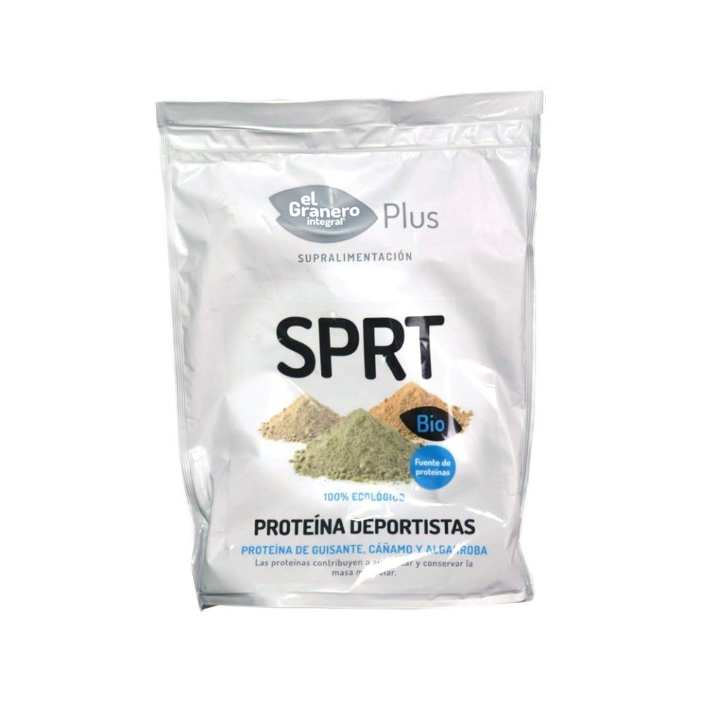 Deportistas bio El Granero Integral (Proteina cañamo, guisante y algarroba) El Granero  Proteinas salud.bio