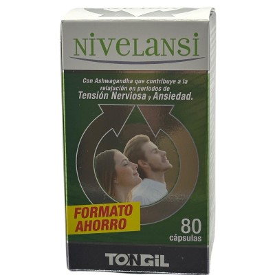 Nivelansi 80 cápsulas de Tongil Tongil H28 Estados emocionales, ansiedad, estrés, depresión, relax salud.bio