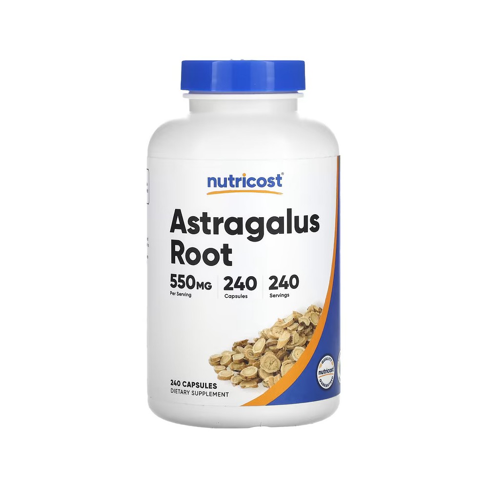 Raíz de astrágalo, 550 mg, 240 cápsulas de Nutricost Nutricost NCS-67042 Sistema inmunitario salud.bio