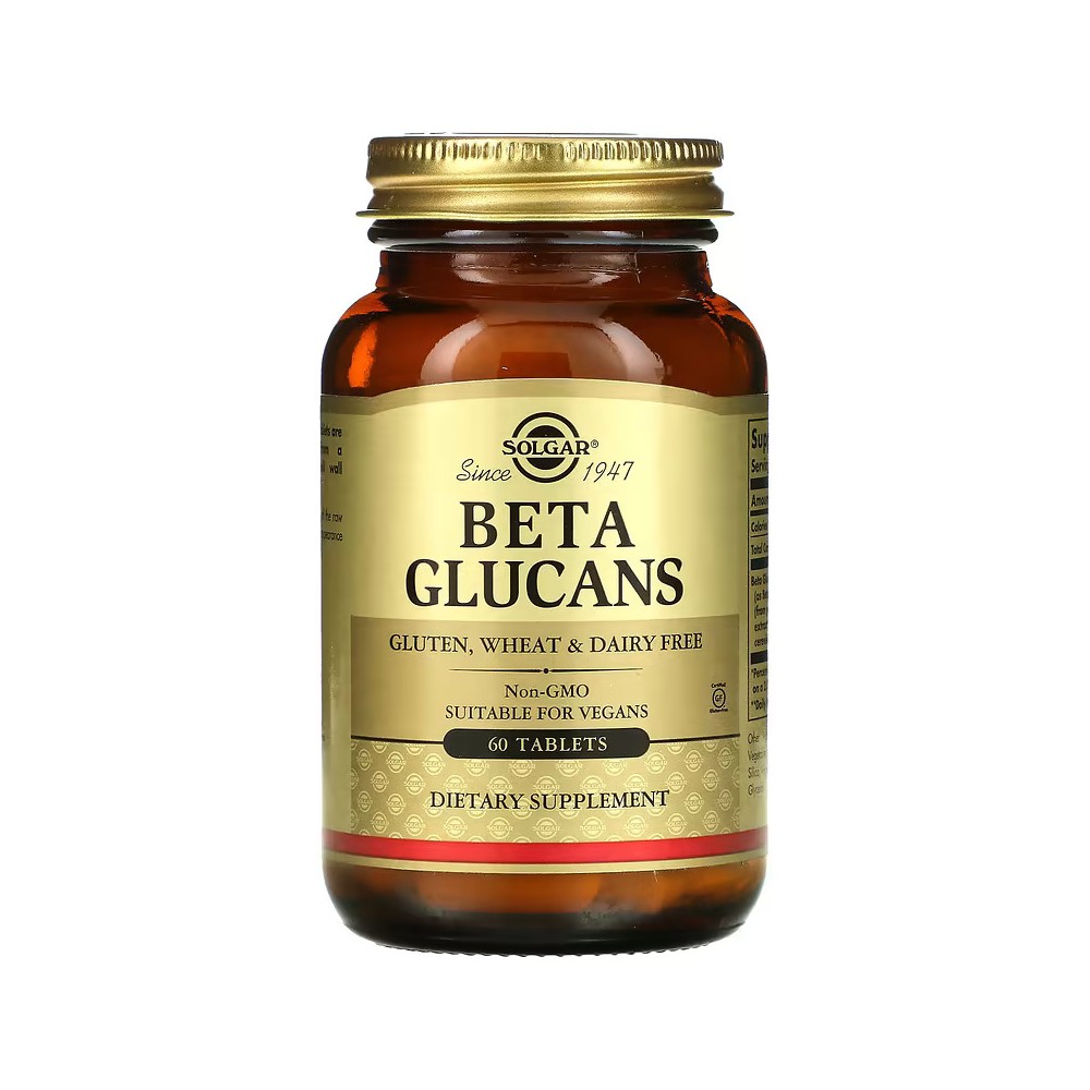Beta Glucanos 60 Tabletas de Solgar SOLGAR SOL-00235 Sistema inmunitario salud.bio