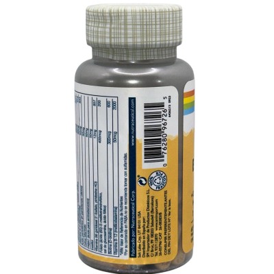 Methyl B Complex 50 (Vitaminas B Activadas) en 60 Cápsulas Vegetales de Solaray SOLARAY SOL-96726 Vitamina B salud.bio