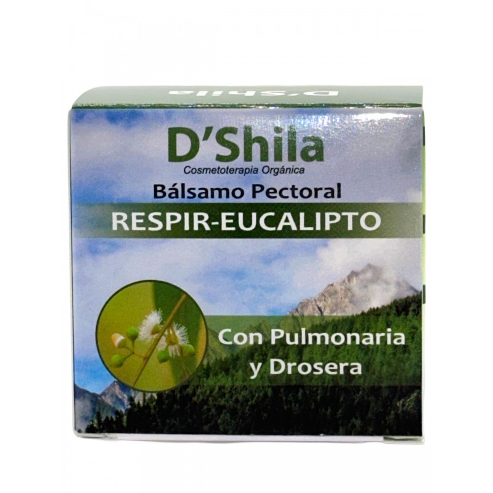 Bálsamo Pectoral Respir Eucalipto 50ml de D’Shila D´Shila DSH-855966 Piel, Cabello y Uñas, Complementos y Vitaminas salud.bio