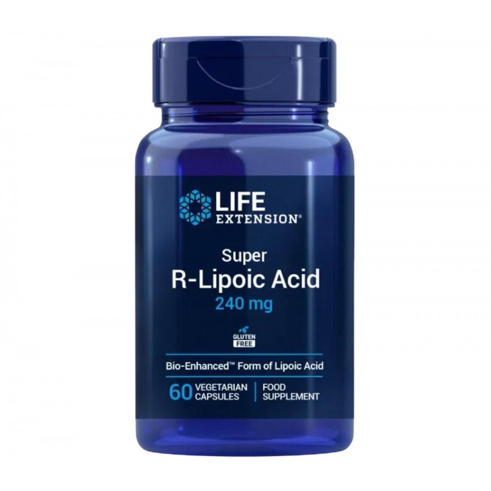 Super R-Lipoico Acido (R-Lipoic Acid) 240mg de Life Extension Life Extension LIF-297137 Complementos Alimenticios (Suplemento...