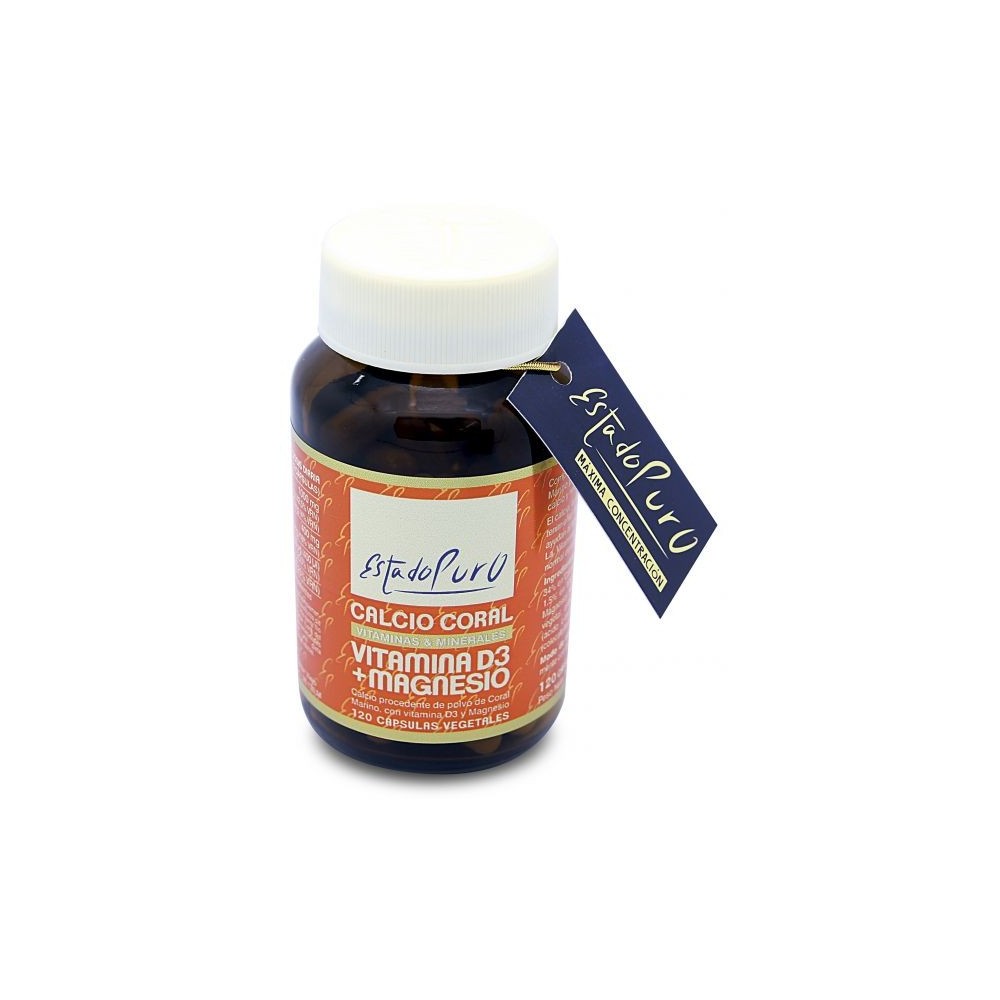 Calcio Coralino con Vitaminas D3 y Magnesio de Estado Puro Tongil  Suplementos Minerales  salud.bio