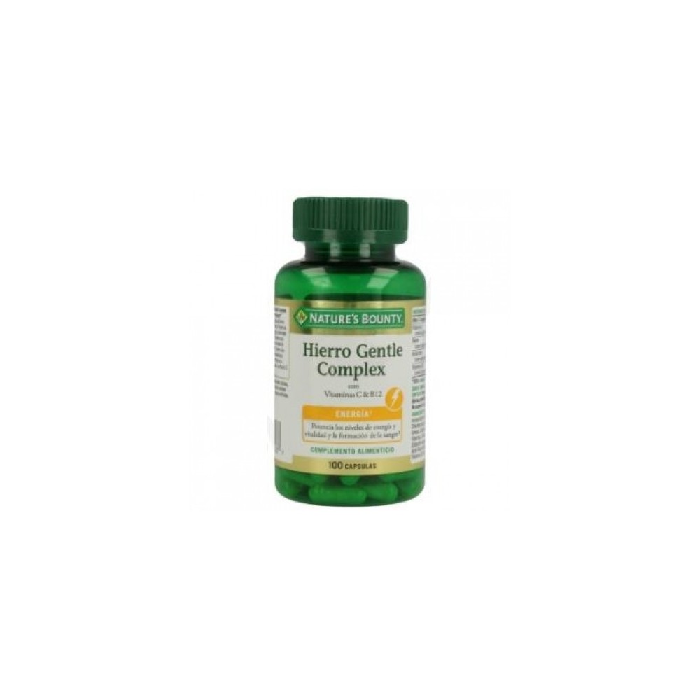 HIERRO GENTLE COMPLEX con VITAMINA C de Nature's Bounty NATURE´S BOUNTY 71548 Vitaminas y Minerales salud.bio