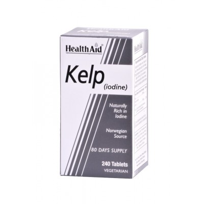 Kelp Noruego 240 comprimidos de Healh Aid Health Aid 801340 Tiroides salud.bio