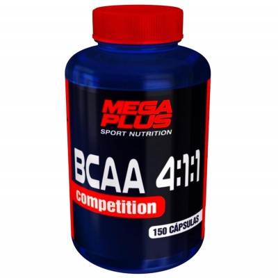 BCAA 4:1:1 Competition 150 Cápsulas de Megaplus Megaplus 132010 Proteinas salud.bio