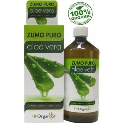 Zumo Aloe Vera PURO 1 Litro de HFOrganics Herbofarm HBF36970 Ayudas aparato Digestivo salud.bio